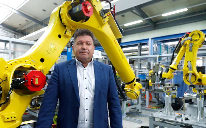 Frank Konrad, Chief Executive Officer of HAHN Automation is pictured in Rheinboellen