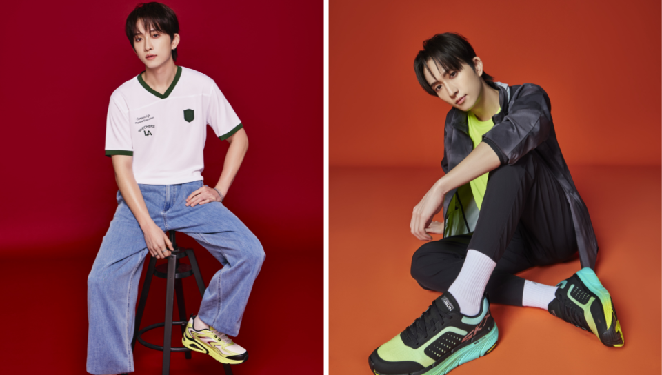 The Skechers 2024 campaigns with Qiu Feng Ze. (PHOTO: Skechers)