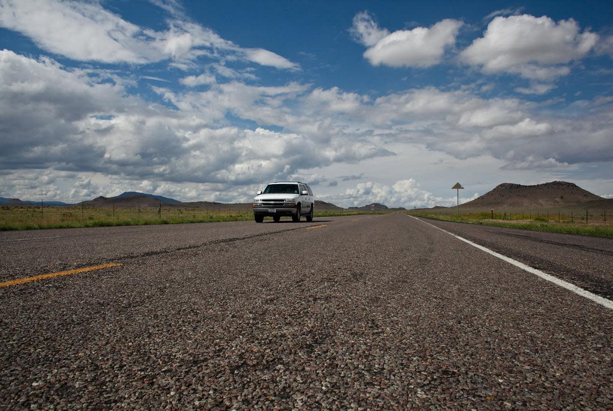 A highway in West Texas.