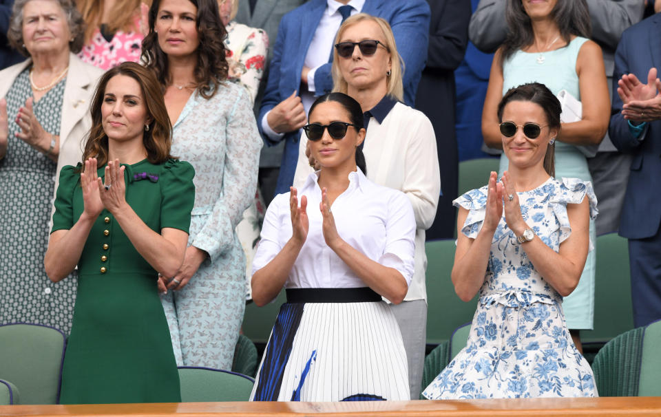 Day 12 of Wimbledon 2019: The Duchess of Cambridge, Duchess of Sussex and Pippa Middleton