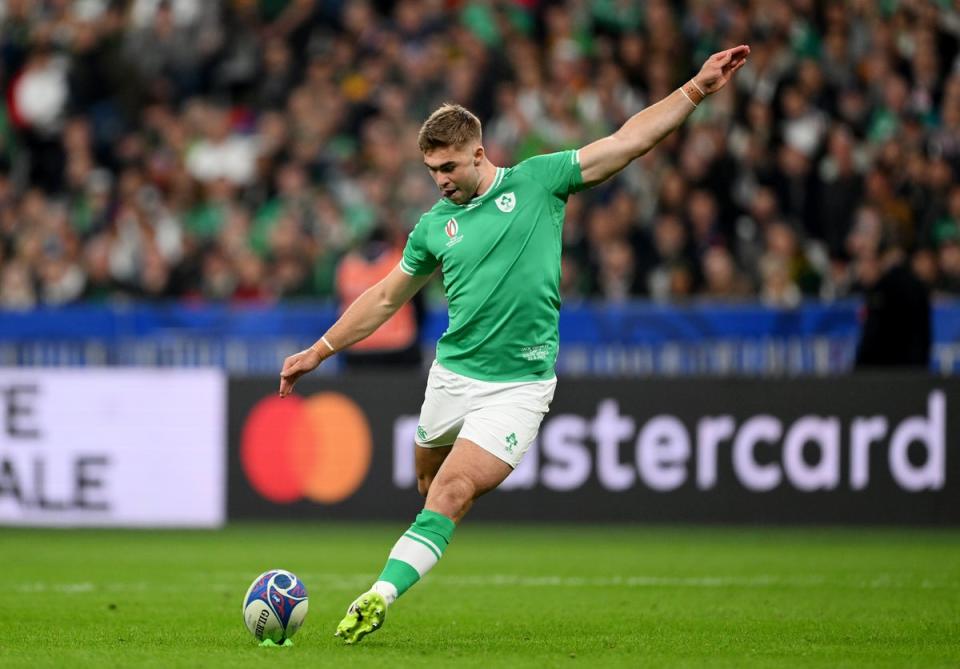 Jack Crowley takes over at fly half for Ireland after Johnny Sexton’s retirement (Getty)