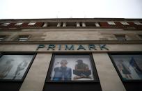 Signage is displayed outside a Primark store at the Oxford Street, in London