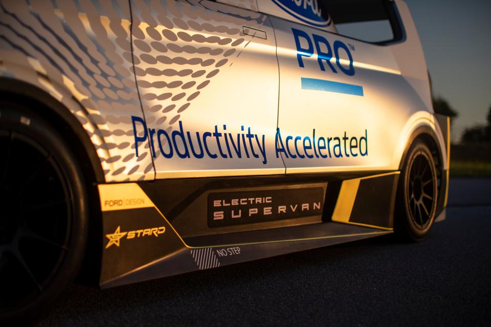 The Ford Pro Electric SuperVan.