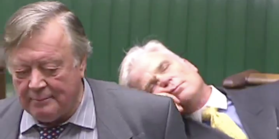 desmond swayne fall asleep brexit