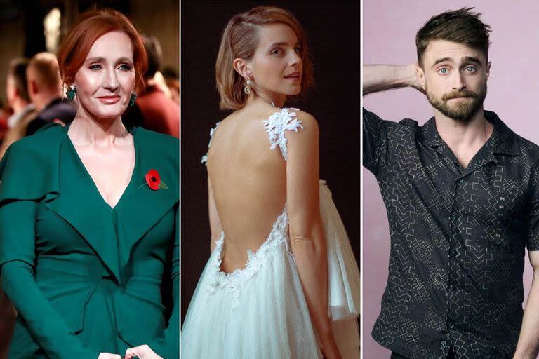 JK Rowling acusó a Daniel Radcliff y Emma Watson de “querer erosionar los derechos de las mujeres”