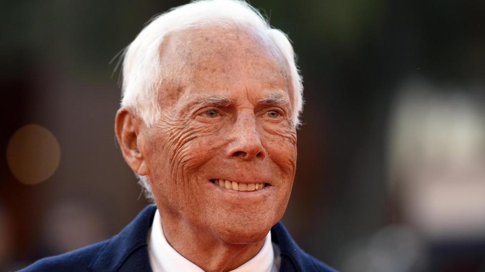 Giorgio Armani: Weniger ist mehr.