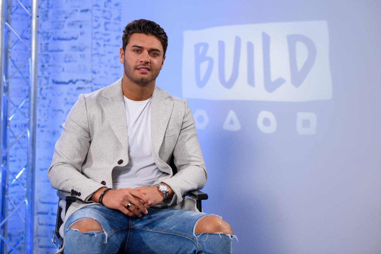 LONDON, ENGLAND - FEBRUARY 07: Mike Thalassitis from 'Celebs Go Dating' during a BUILD panel discussion on February 7, 2018 in London, England. (Photo by Joe Maher/Getty Images)