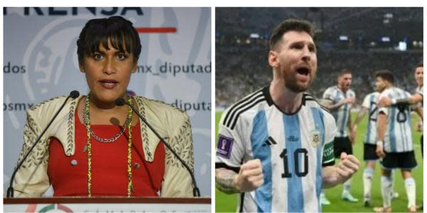 Diputada de Morena pide nombrar a Lionel Messi Persona Non grata 
