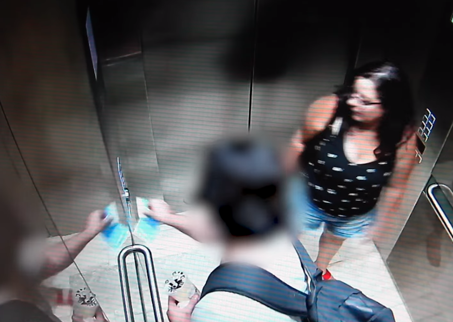 Investigators released CCTV footage of Samah Baker inside a hotel in North Sydney. Source: NSW Police