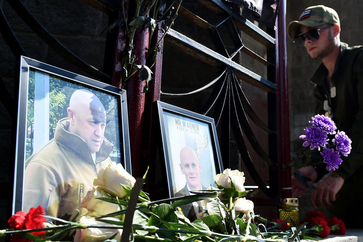 Russian state-run news agencies on August 23, 2023 said that Yevgeny Prigozhin, the head of the Wagner group that led a mutiny against Russia's army in June, was on the list of passengers of a plane that crashed near the village of Kuzhenkino in the Tver region.  (Vladimir Nikolayev / AFP - Getty Images)