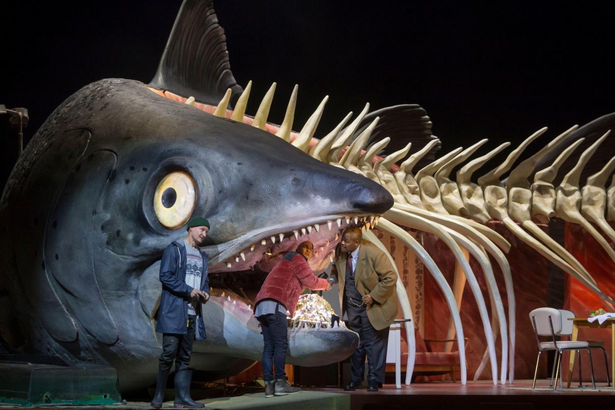 Rehearsal for the premiere of Péter Eötvös's opera Sleepless Music at the Berlin Staatsoper Unter den Linden