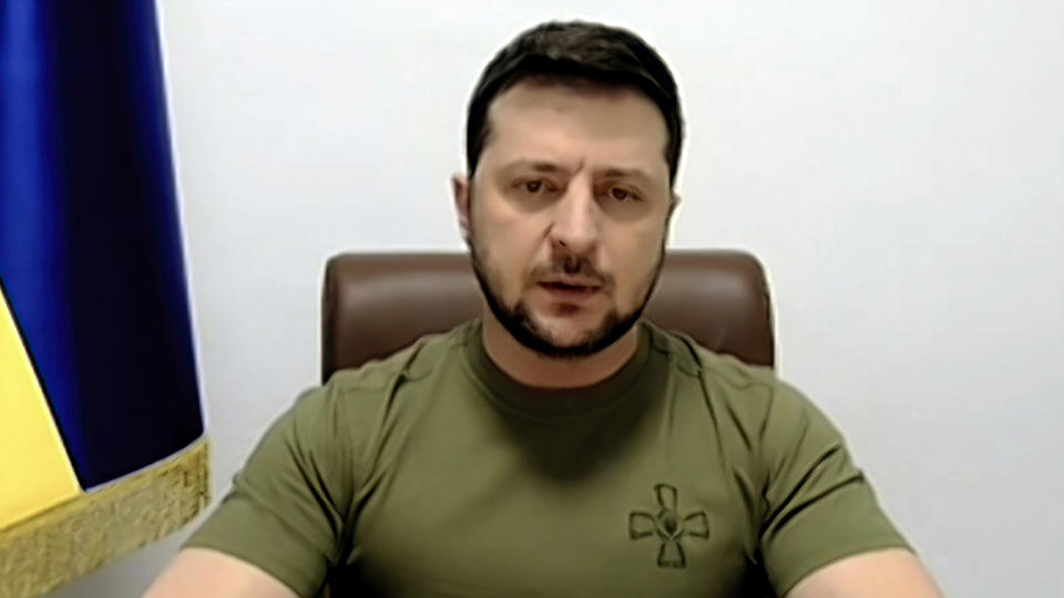 Ukrainian President Volodymyr Zelensky. 