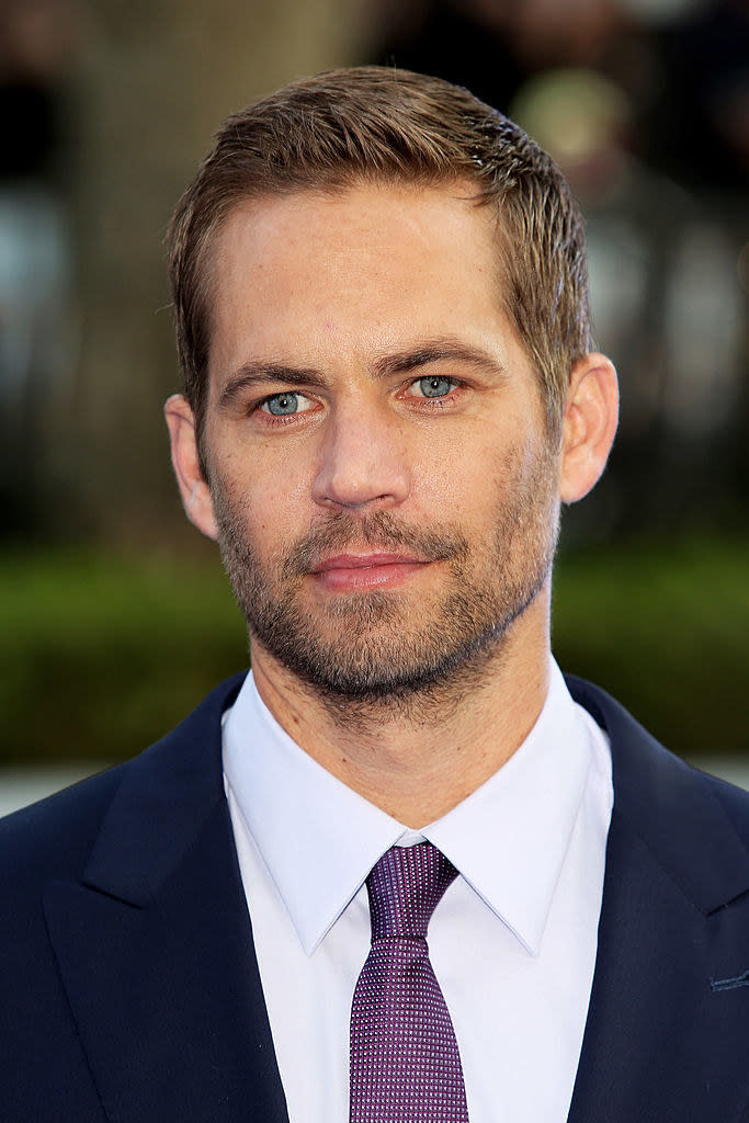 closeup of Paul Walker