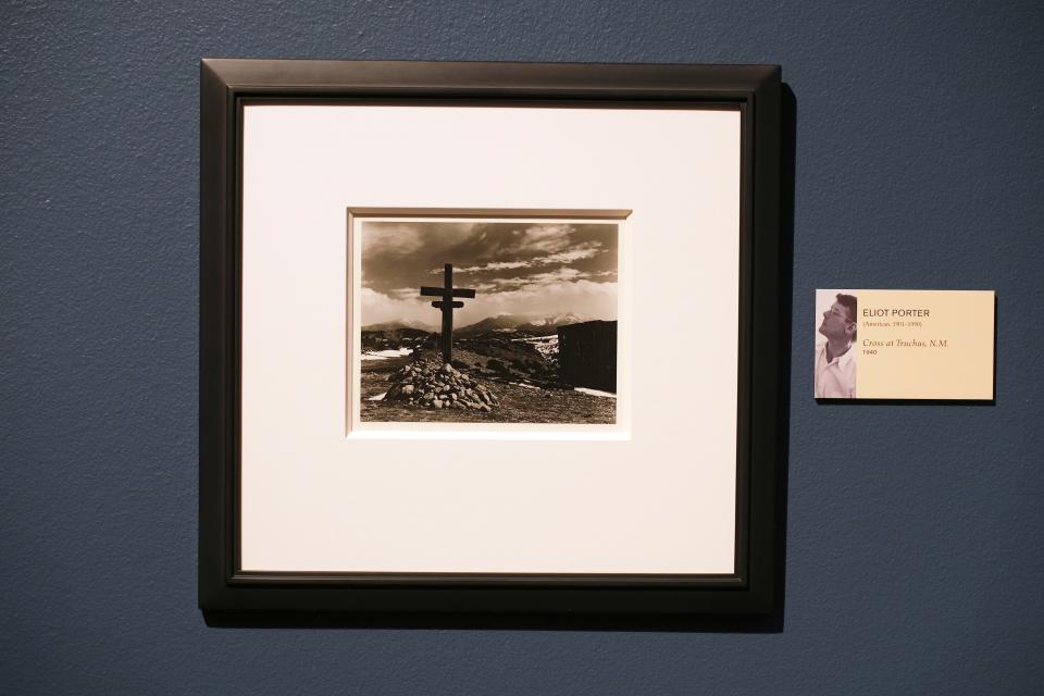 Eliot Porter's "Cross at Truchas, N.M., 1940" is featured in the exhibit New Beginnings: An American Story of Romantics and Modernists in the West" Monday, September 27, 2021, at the National Cowboy and Western Heritage Museum.