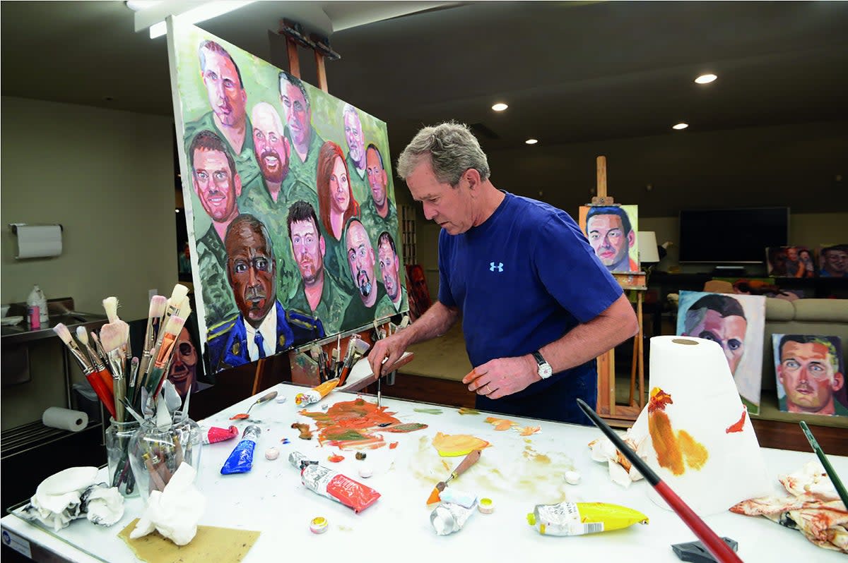 The Walt Disney Company announced it will host “Portraits of Courage: A Commander’s Tribute to America’s Warriors”, a special exhibit from the George W. Bush Institute, for a 12-month exhibition inside The American Adventure pavilion at EPCOT located at Walt Disney World Resort starting with a grand opening on June 9, 2024 (George W. Bush Presidential Center)