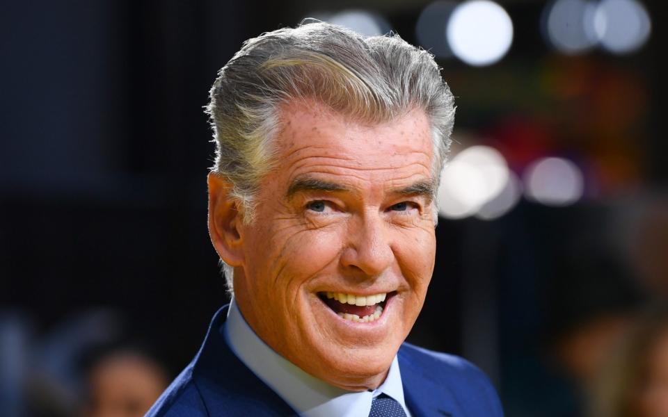 Pierce Brosnan pictured in 2022