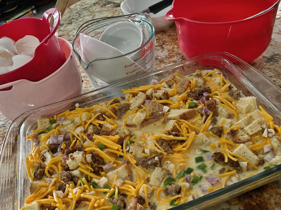 My casserole, ready for the oven. (Terri Peters)