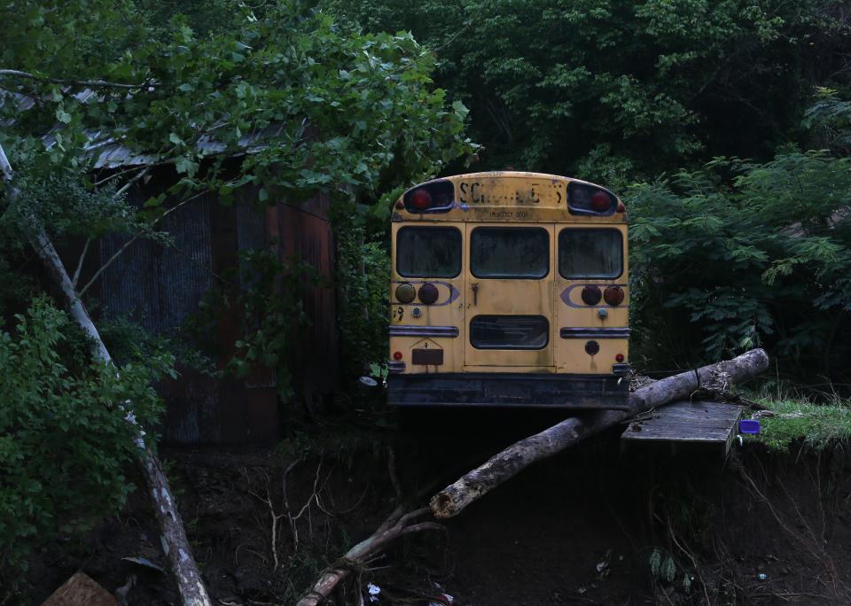 Damaged property near Chavies.July 28, 2022