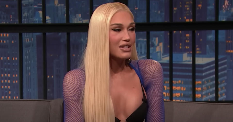 Gwen Stefani on the Late Night with Seth Meyers