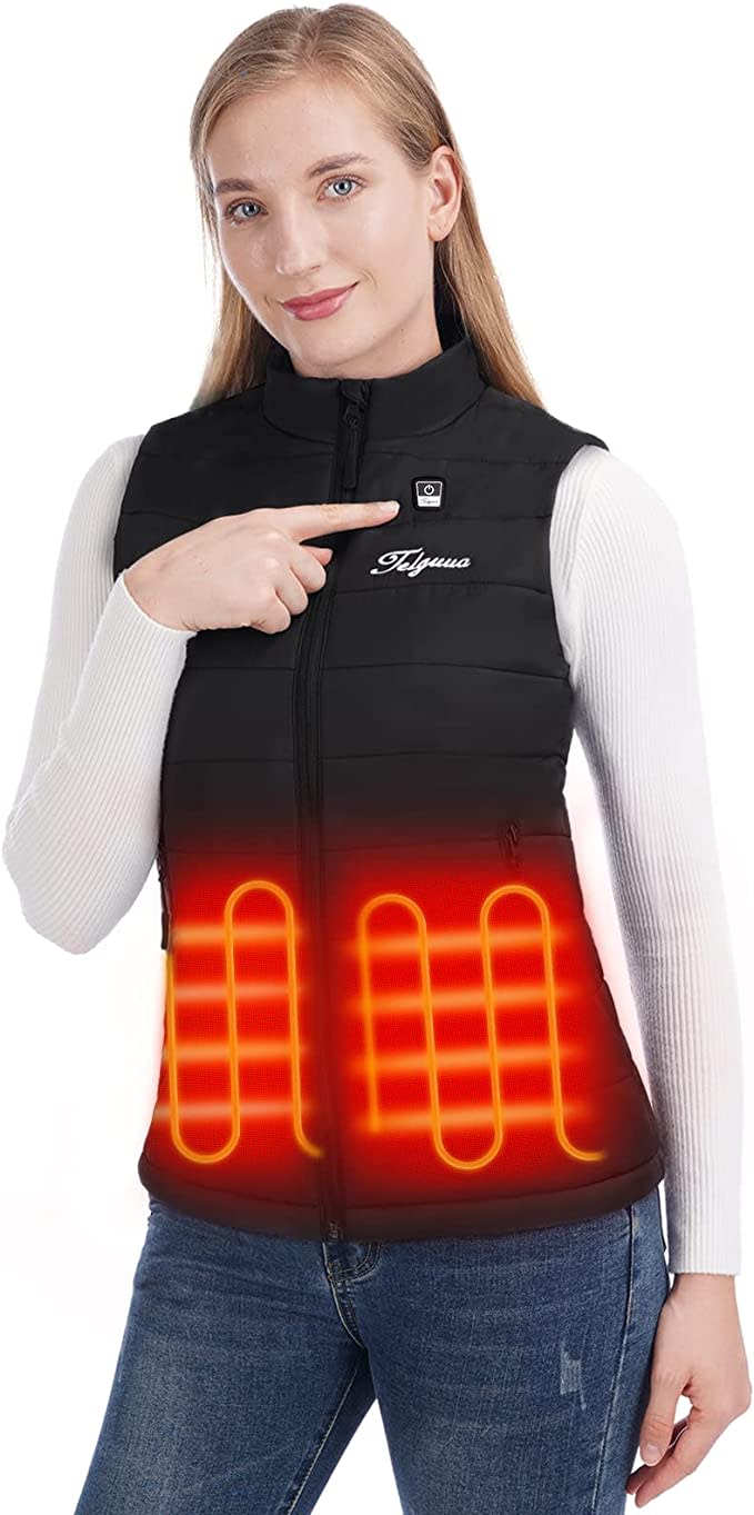 Telguua Heated Vest for Women. Image via Amazon.