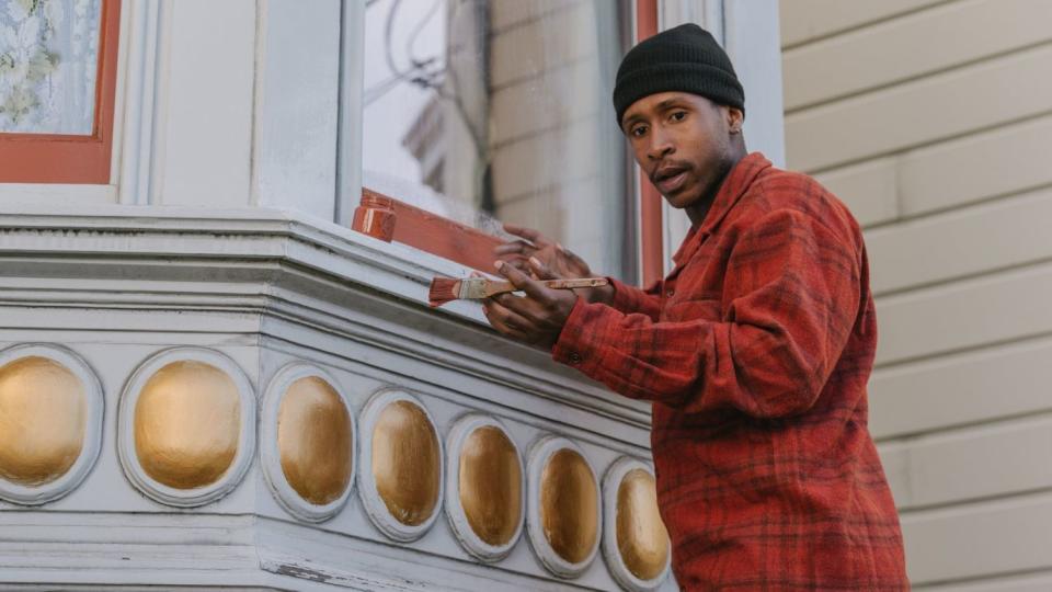 Jimmie Fails in the movie "The Last Black Man in San Francisco."