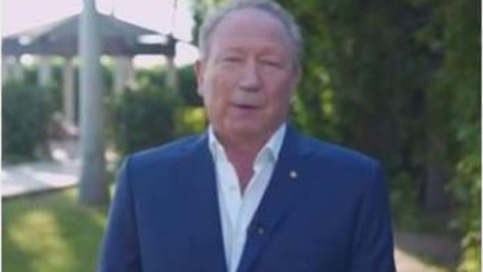 Australian billionaire Andrew ‘Twiggy’ Forrest has been the victim of scam ads published on Meta’s platforms. Picture: Supplied