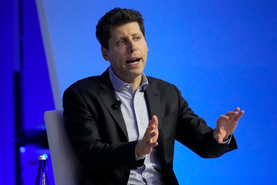 The reason for Sam Altman’s exit from OpenAI remains unclear (Eric Risberg/AP)