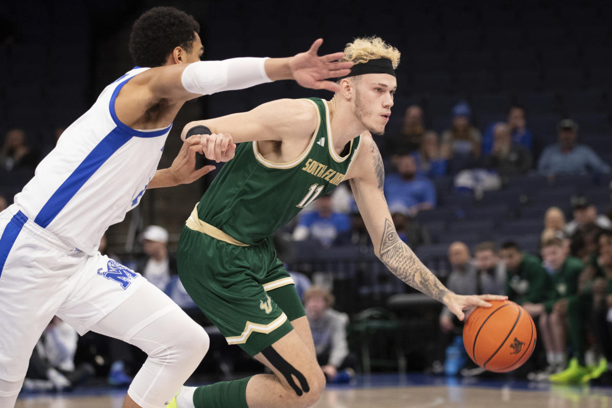 USF erases a 20-point second-half deficit to stun No. 10 Memphis