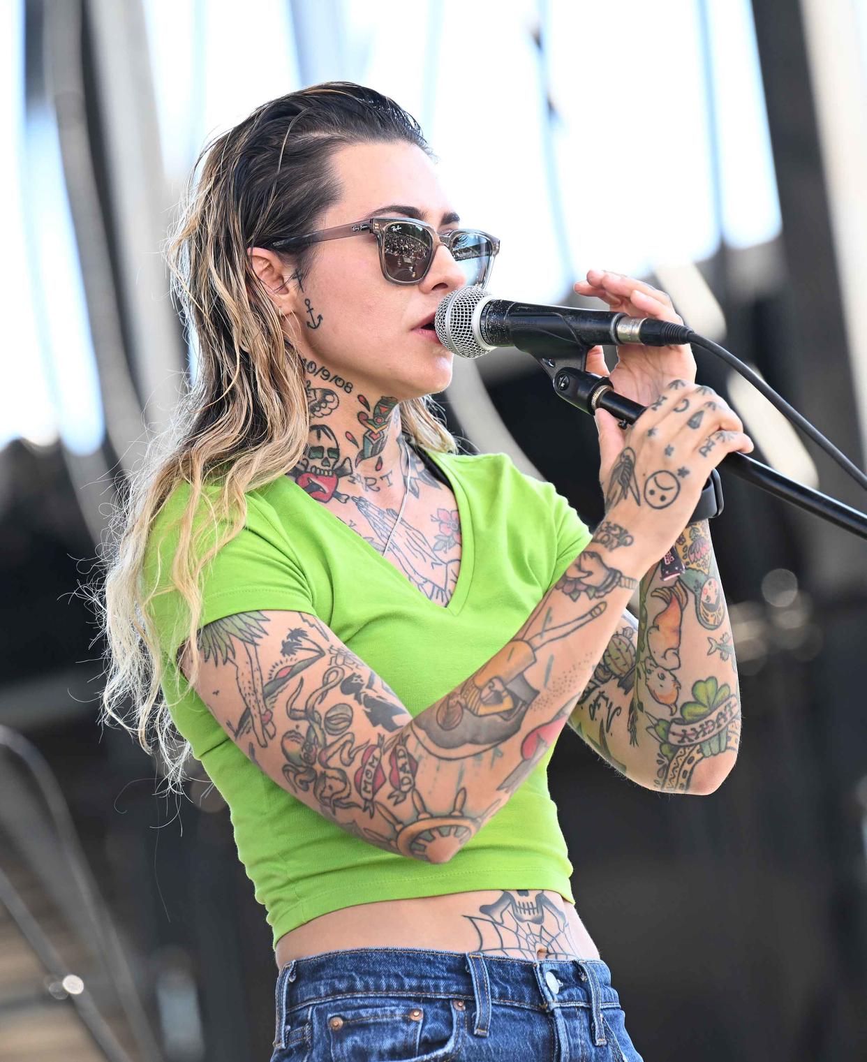 Morgan Wade performs onstage during Palomino Festival held at Brookside at the Rose Bowl on July 9, 2022 in Pasadena, California. - Credit: Michael Buckner for Variety