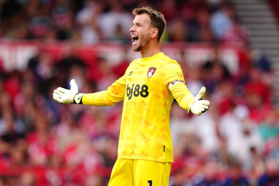 Bournemouth goalkeeper Neto joined Arsenal on deadline day (Mike Egerton/PA) (PA Wire)