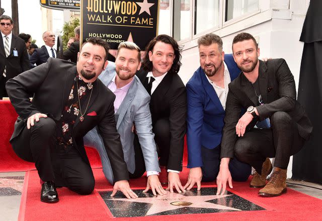 Alberto E. Rodriguez/Getty *NSYNC receives a star on the Hollywood Walk of Fame in 2018