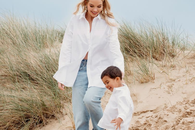 Helen Flanagan and son Charlie