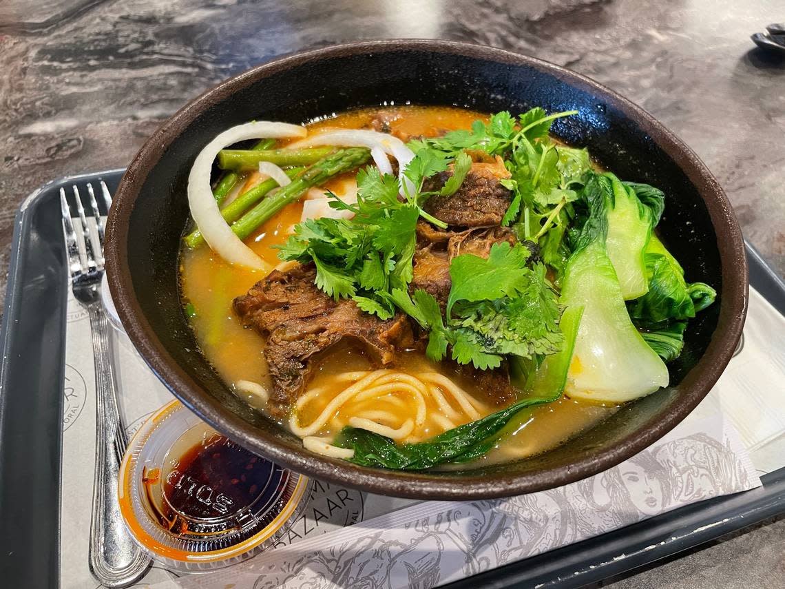 Short rib ramen at In Ramen in the Shoma Bazaar food hall