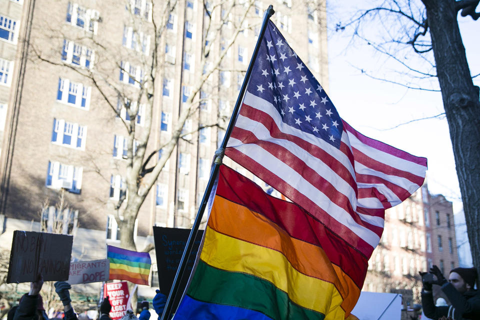 LGBT Solidarity Rally in NYC’s Greenwich Village