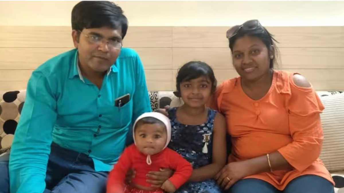 The family who died were Jagdish and Vaishaliben Patel and their children, 11-year-old Vihangi and three-year-old Dharmik (Vaishali Patel/Facebook/ via CBC)