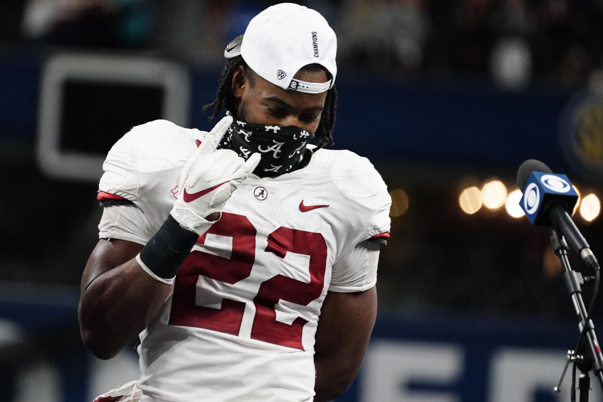 Najee Harris Alabama Jersey, White Najee Harris Alabama Jersey