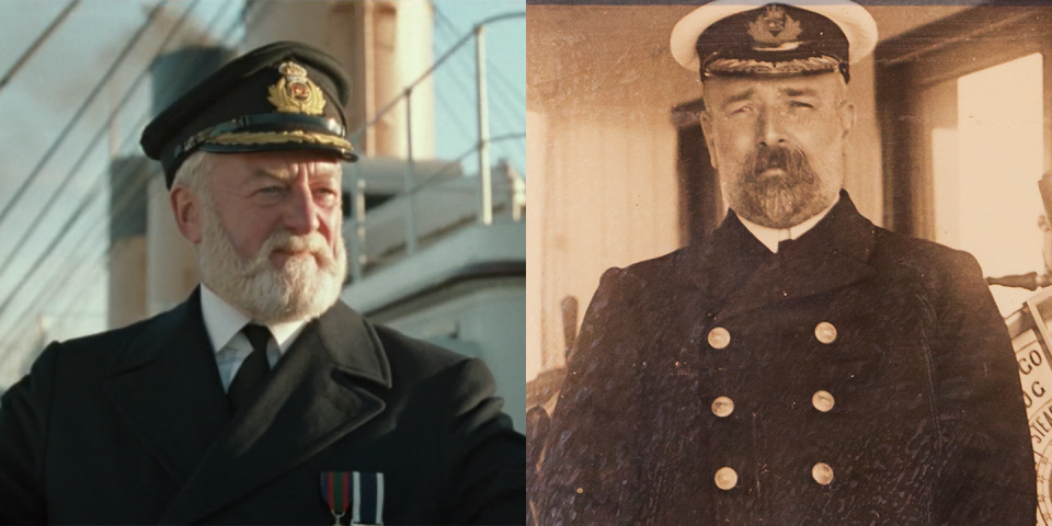 <p>Bernard Hill (who also played Théoden in <em>The Lord of the Rings</em>) played Edward James Smith, who captained the <em>Titanic </em>and died when the ship sank. He was survived by his wife and their daughter.</p>