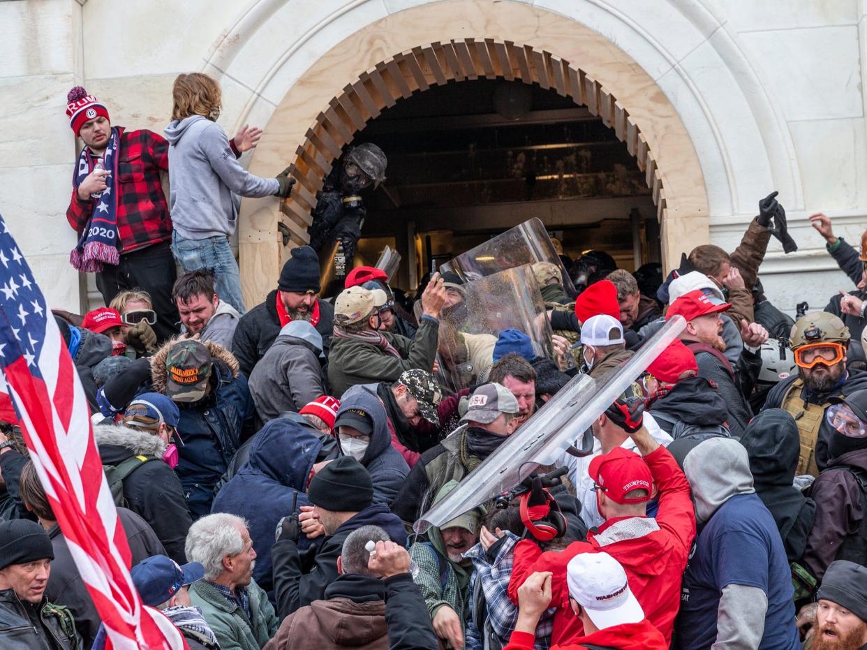 Capitol seige invasion trump mob congress