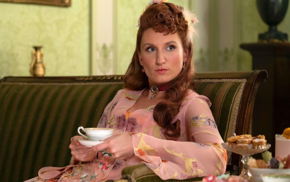 Staunton's daughter Bessie Carter plays Prudence Dankworth in the third series of Bridgerton