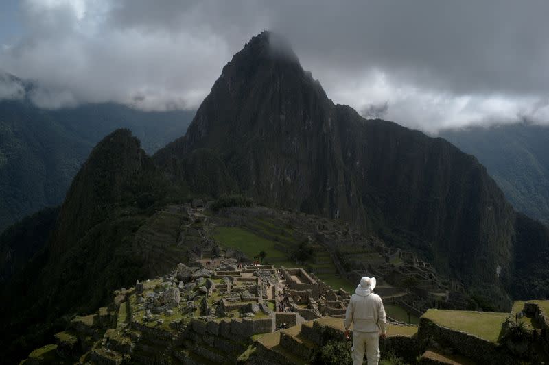 FILE PHOTO: Peru inflation protests grip tourist capital Cuzco, gateway to Machu Picchu