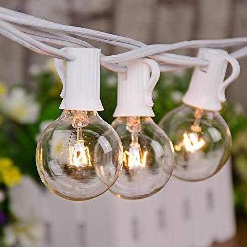 6) 25-Foot Outdoor String Lights, 25 Bulbs