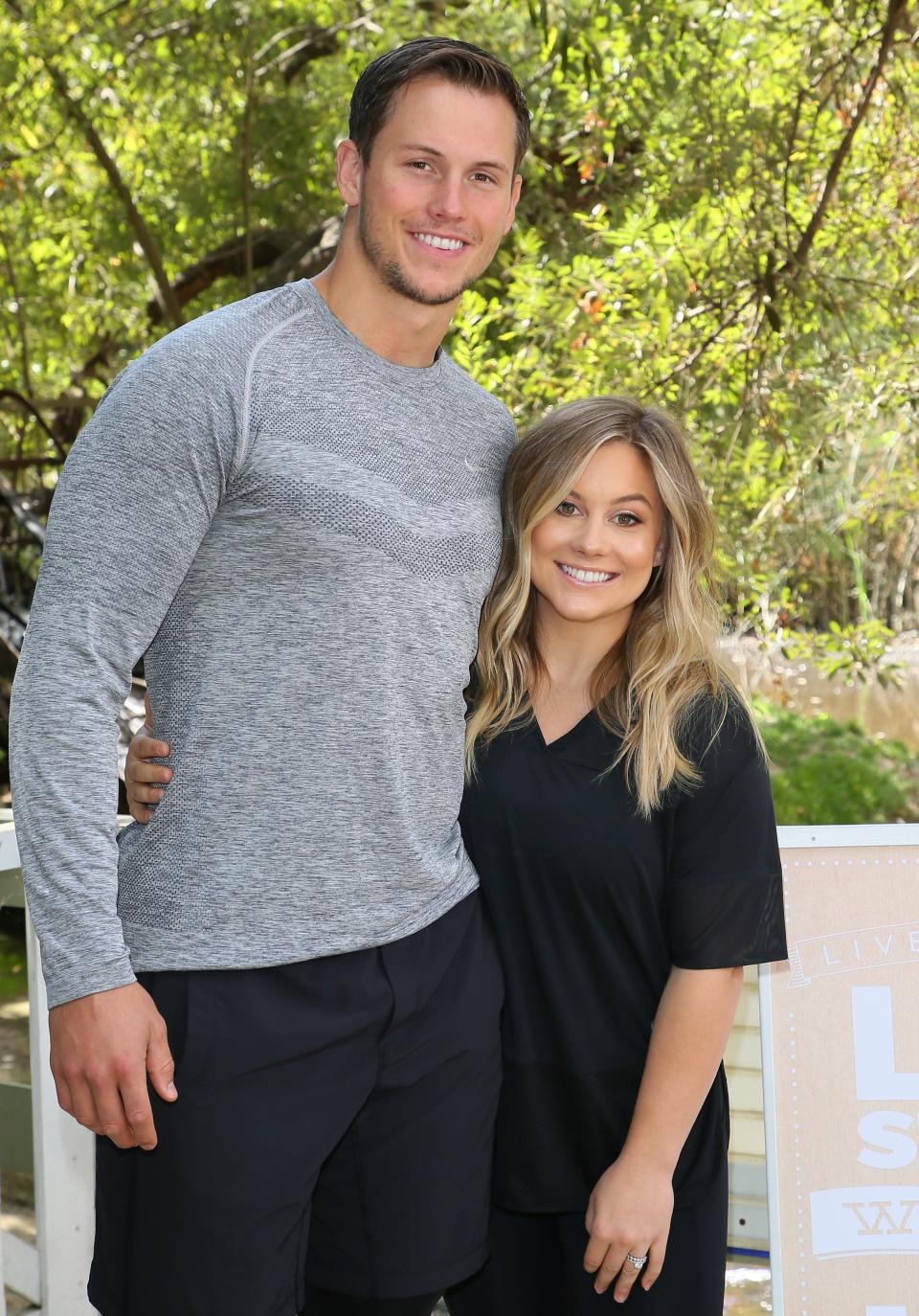 Shawn Johnson and Andrew East 