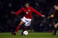 Jermaine Jenas, England (Photo by Mike Egerton/EMPICS via Getty Images)