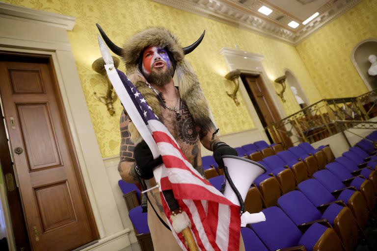 Un momento icónico del ataque el Capitolio