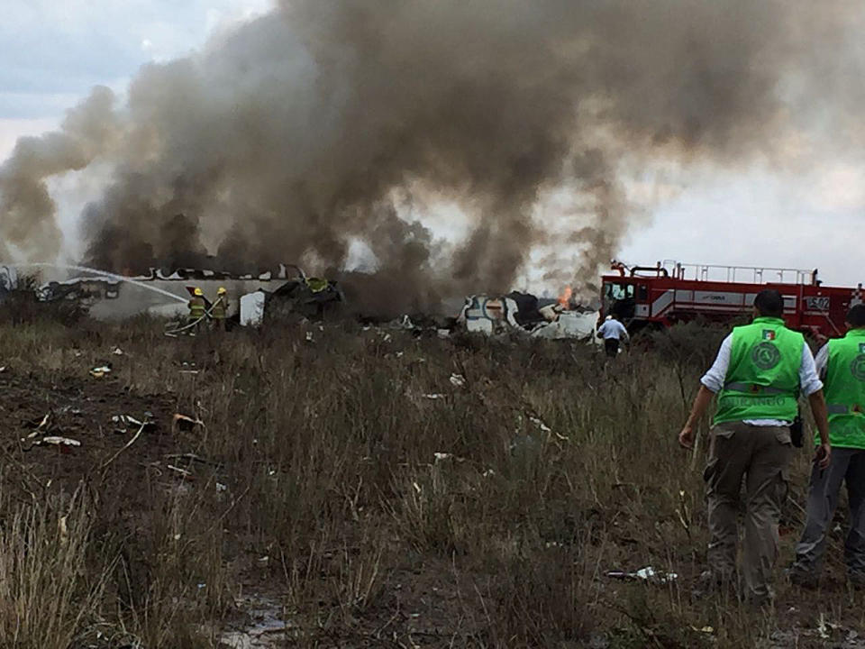 Fotos: Así fue el accidente de Aeroméxico en Durango