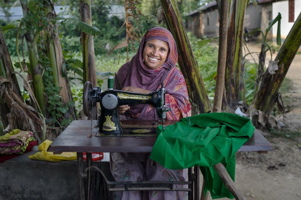 Bulbuli set up the farmers’ group in 2012 with the support of ActionAid (Fabir Monir)