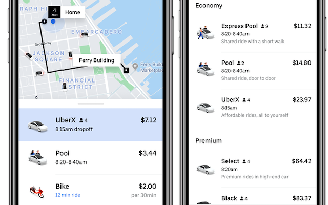Uber's app is getting a little smarter. TechCrunch reports that the company