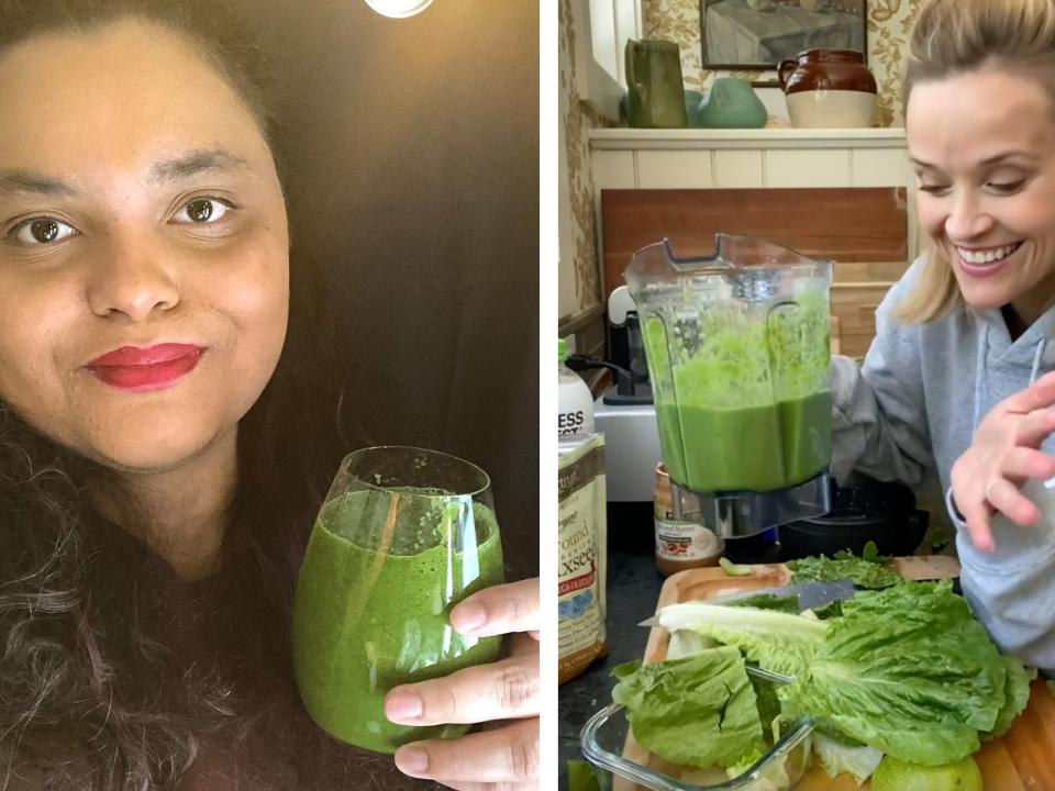 reese witherspoon green juice