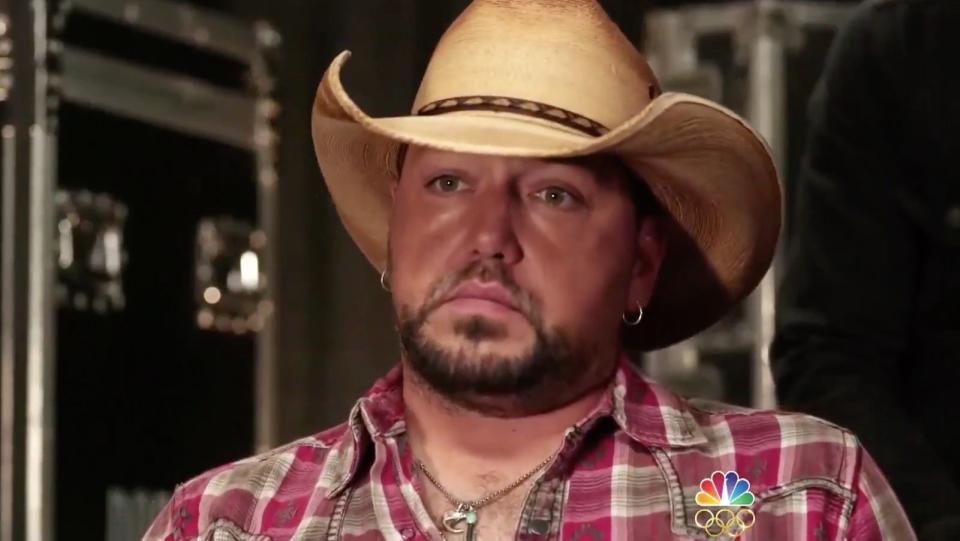 Country singer Jason Aldean has opened up about his experience performing during last month's mass shooting at a Las Vegas music festival. (Photo: NBC)