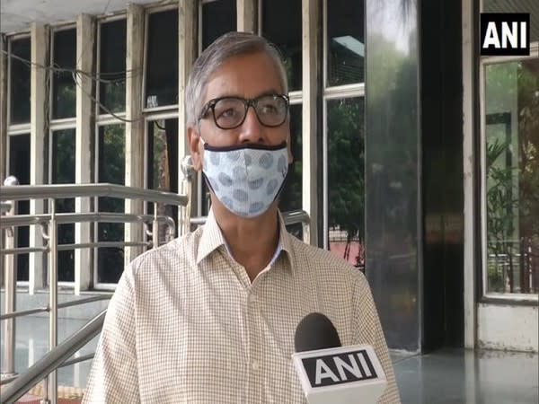 Dr Vijay Kumar Soni, Head of the Environment Monitoring and Research Center in conversation with ANI. (Photo/ANI)